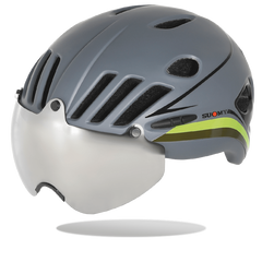 Suomy Vision Helmet - Dark Grey/Black - SpinWarriors