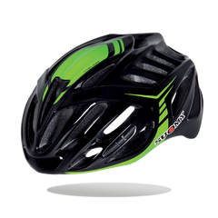 Suomy Timeless Helmet - Black/Green - SpinWarriors