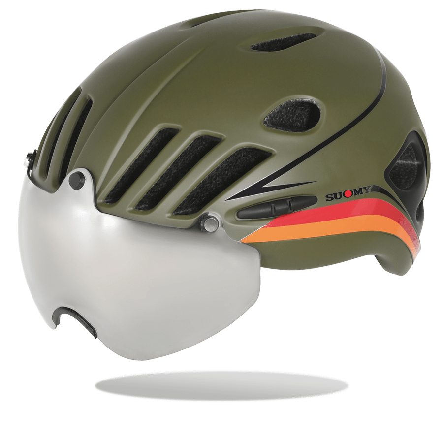 Suomy Vision Helmet - Army Green/Black - SpinWarriors