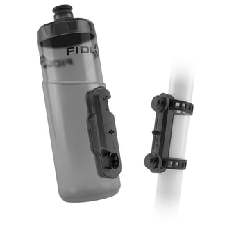 Fidlock Twist Bottle 600 + Uni Base - Transparent Black - SpinWarriors