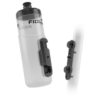 Fidlock Twist Bottle 600 + Bike Base - Transparent Clear - SpinWarriors