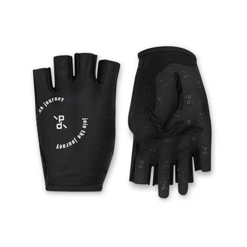Peloton de Paris Fingerless Cycling Glove - Black