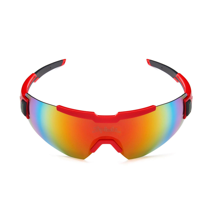Spiuk Profit Red Cycling Glasses - Mirrored Red Lens - SpinWarriors