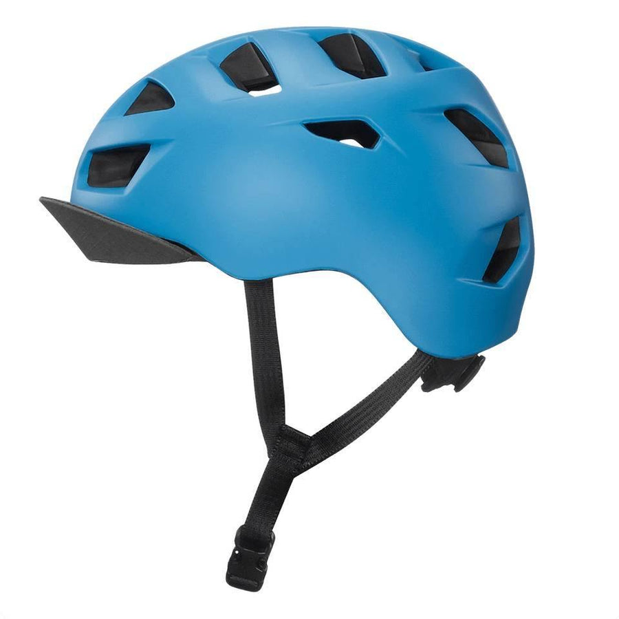 helm sepeda roa bike bern allston matte cyan blue