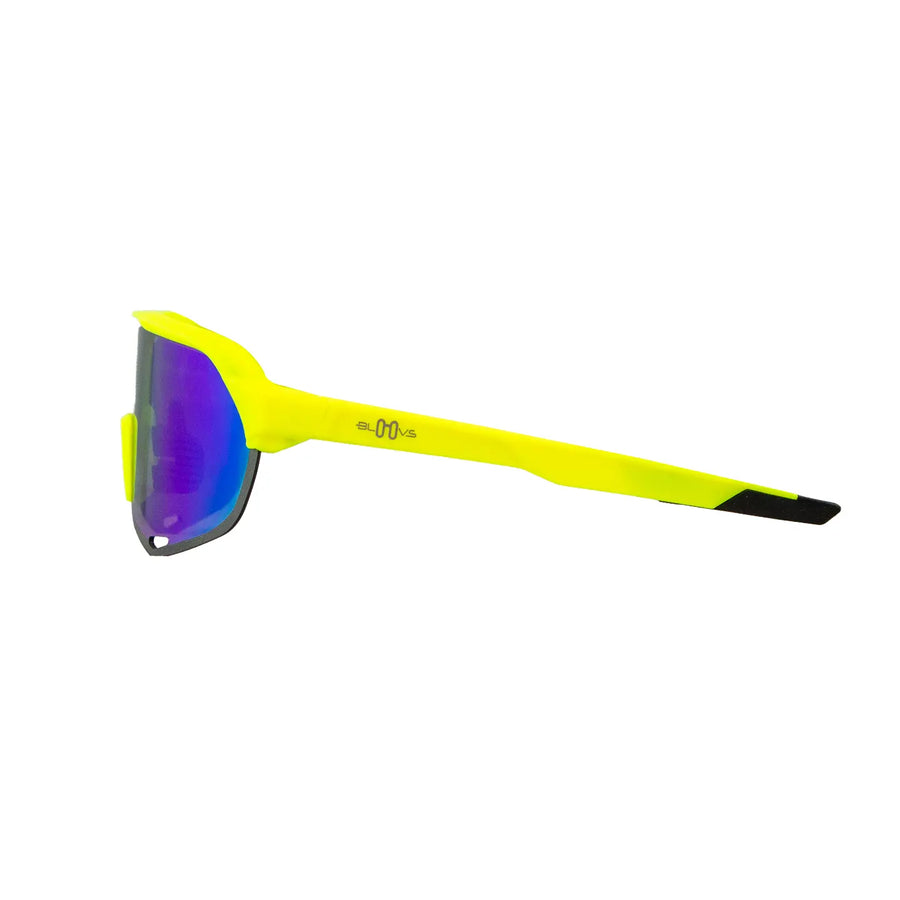 Bloovs Mortirolo Sunglasses - Neon Yellow/Green