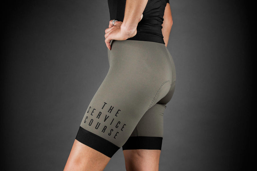 The Service Course Women Bibshort - Olive