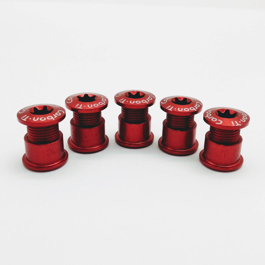 Carbon Ti X-Fix Road Kit - Red - SpinWarriors