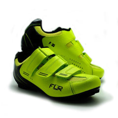 FLR F-35 III Road Shoes - Neon Yellow - SpinWarriors