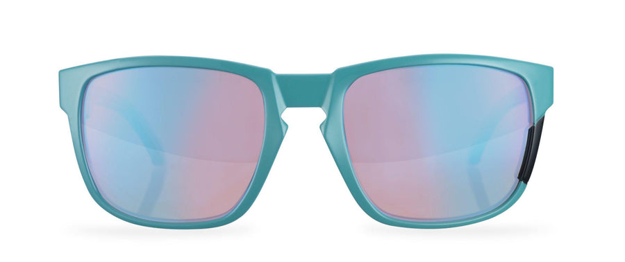 KOO California Lightblue/Black Sunglasses - Blue Mirror Lens - SpinWarriors