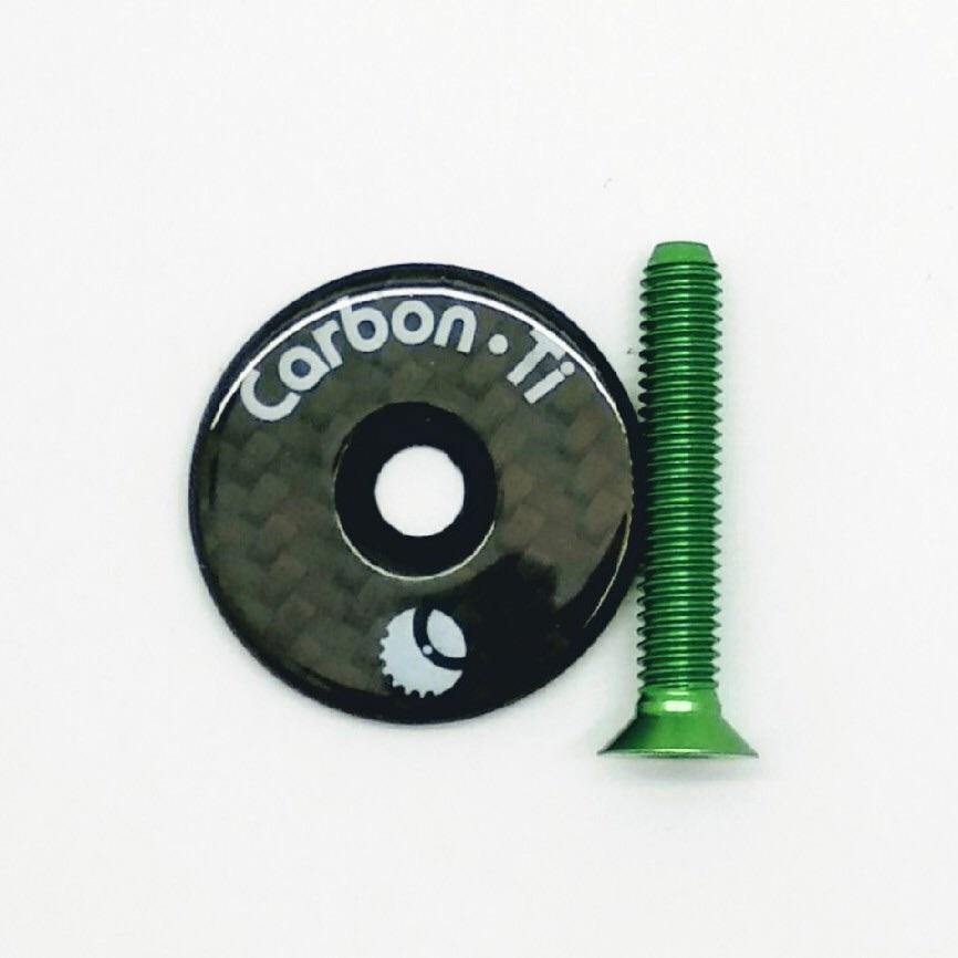 Carbon Ti X-Cap Carbon - Acid Green - SpinWarriors