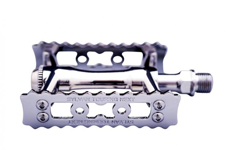 MKS Sylvan Touring Next Ezy Superior Pedal - Chrome Silver MKS Sylvan Touring Next Ezy Superior Pedal - Chrome Silver