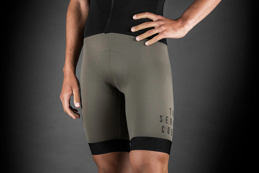 The Service Course Bibshort - Olive