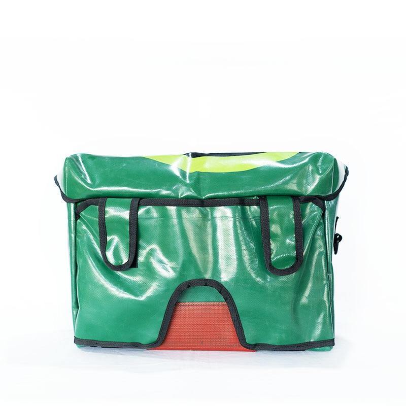 UPSO Brompton Ferrybridge Folder Bag - Dark Green/Lime Green - SpinWarriors