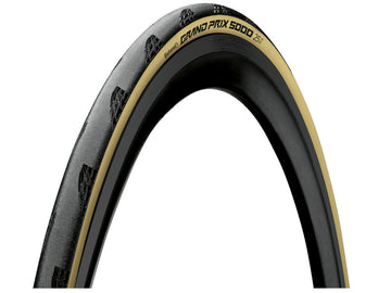 Continental Grand Prix 5000 Clincher Road Tire (700x25) - Black/Cream
