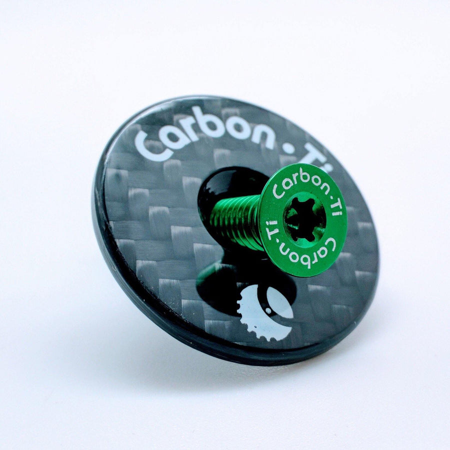 Carbon Ti X-Cap Carbon - Green - SpinWarriors