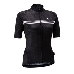 Chapeau! Madeleine Polka Stripe Woman Jersey - Rich Black - SpinWarriors