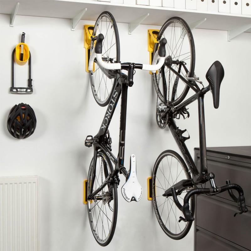 Cycloc Endo Wall Bike Rack - Yellow - SpinWarriors