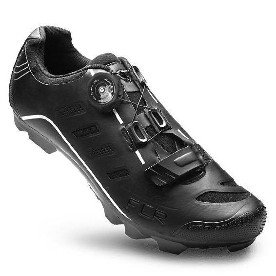 FLR F-75 II MTB & Gravel Shoes - Black - SpinWarriors