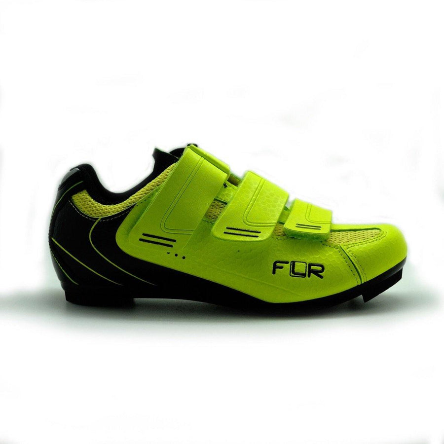 FLR F-35 III Road Shoes - Neon Yellow - SpinWarriors