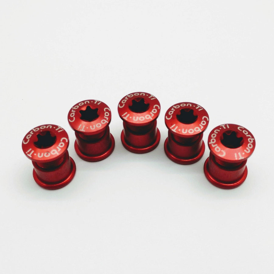 Carbon Ti X-Fix Road Kit - Red - SpinWarriors