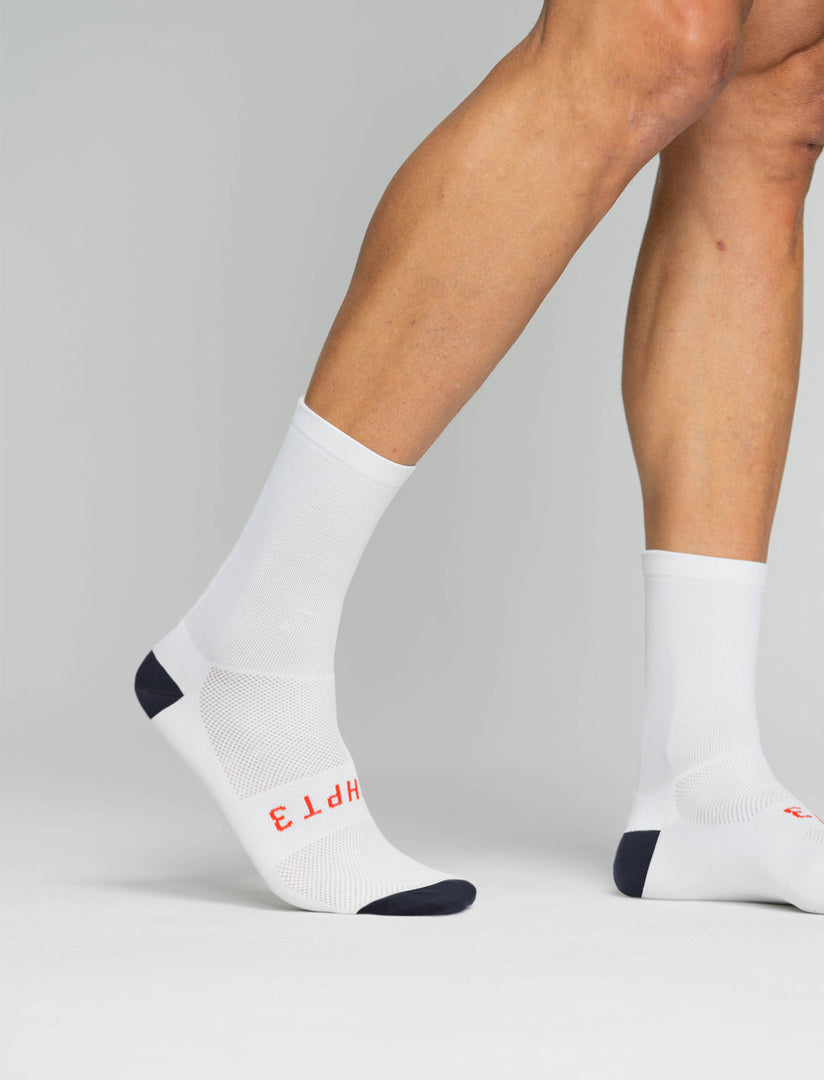 CHPT3 Most Days Road Socks - White/Outer Space