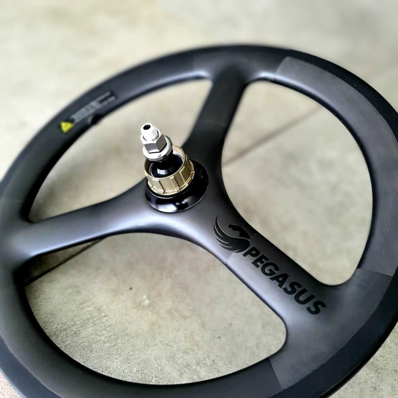 Tern×Kittdesign 406Carbon Tir-sporke Kitt design Carbon Tri-spoke - PRODUCT | Tern Japan Official