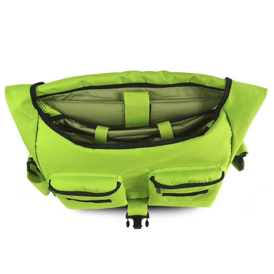 Vincita Birch Brompton Front Bag with KlickFix Adapter - Lime - SpinWarriors