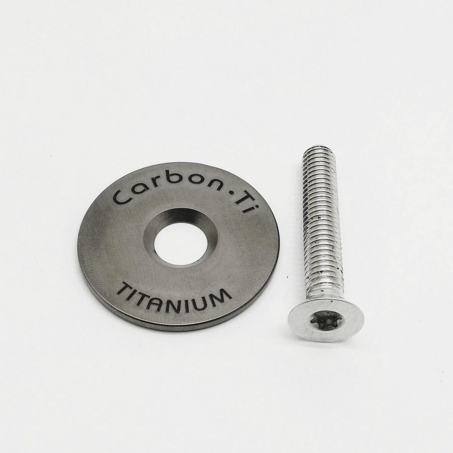 Carbon Ti X-Cap Titanium - Silver - SpinWarriors