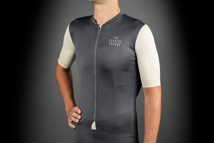 The Service Course Race Jersey - Charcoal