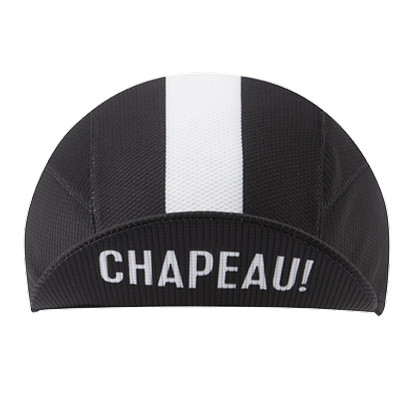 Chapeau! Lightweight Central Stripe Cap - Black - SpinWarriors
