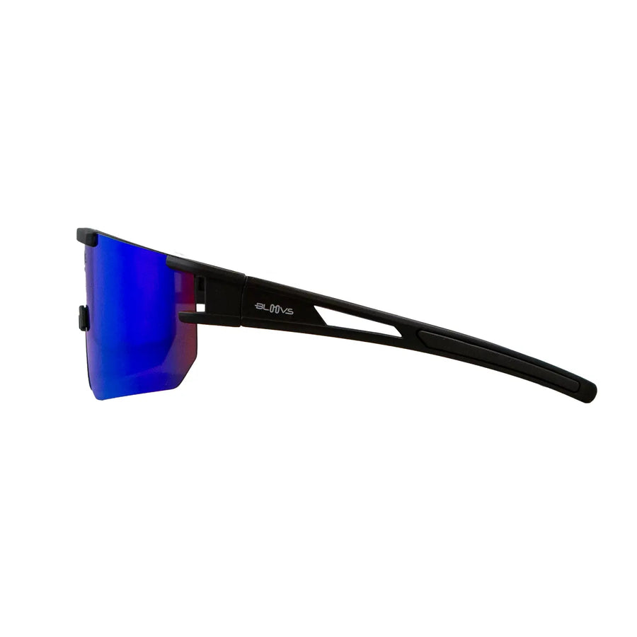 Bloovs Zoncolan Sunglasses - Matt Black/Green Polarized
