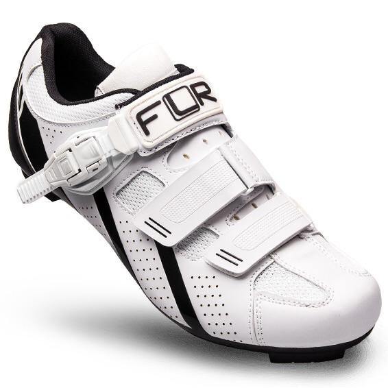 FLR F-15 III Road Shoes - White - SpinWarriors