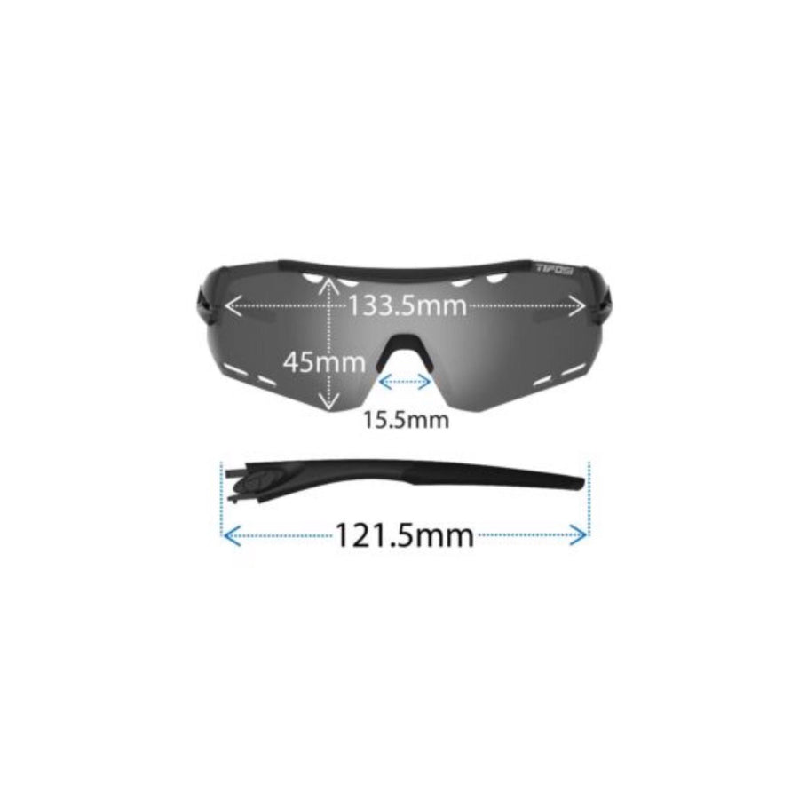 Tifosi Alliant Race Neon Sunglasses - Smoke, AC Red & Clear Lenses - SpinWarriors