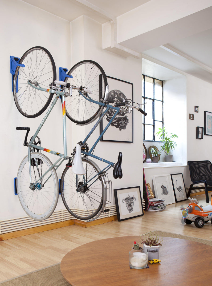 Cycloc Endo Wall Bike Rack - Blue - SpinWarriors