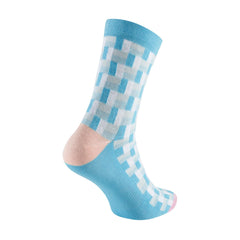 Chapeau! Midweight Tall Sock - Summer Sky Tile - SpinWarriors