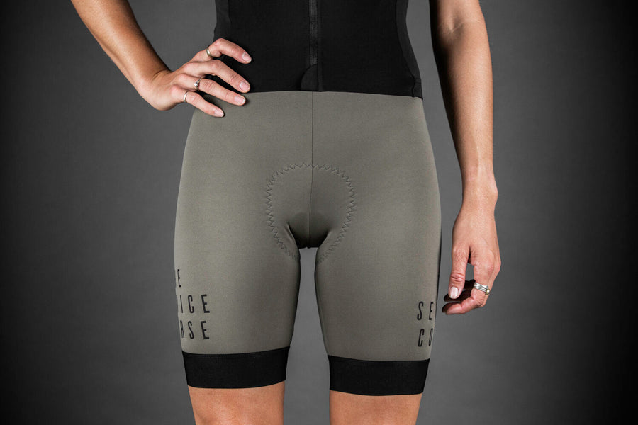 The Service Course Women Bibshort - Olive