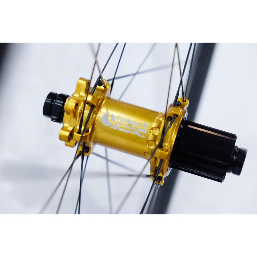 Carbon Ti X-Wheel SpeedCarbon SP 38 Disc Clincher Wheelset - Gold Hub - SpinWarriors