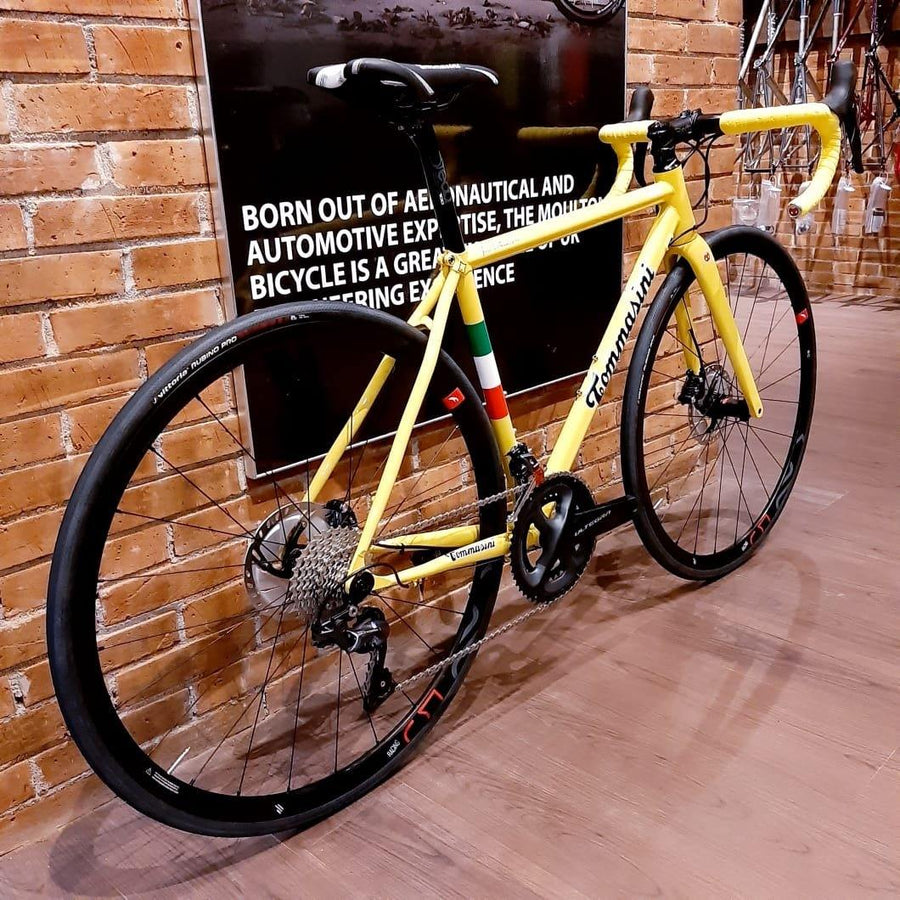 Tommasini Fire Road Disc Bike with Shimano Ultegra - Yellow Tour de France - SpinWarriors