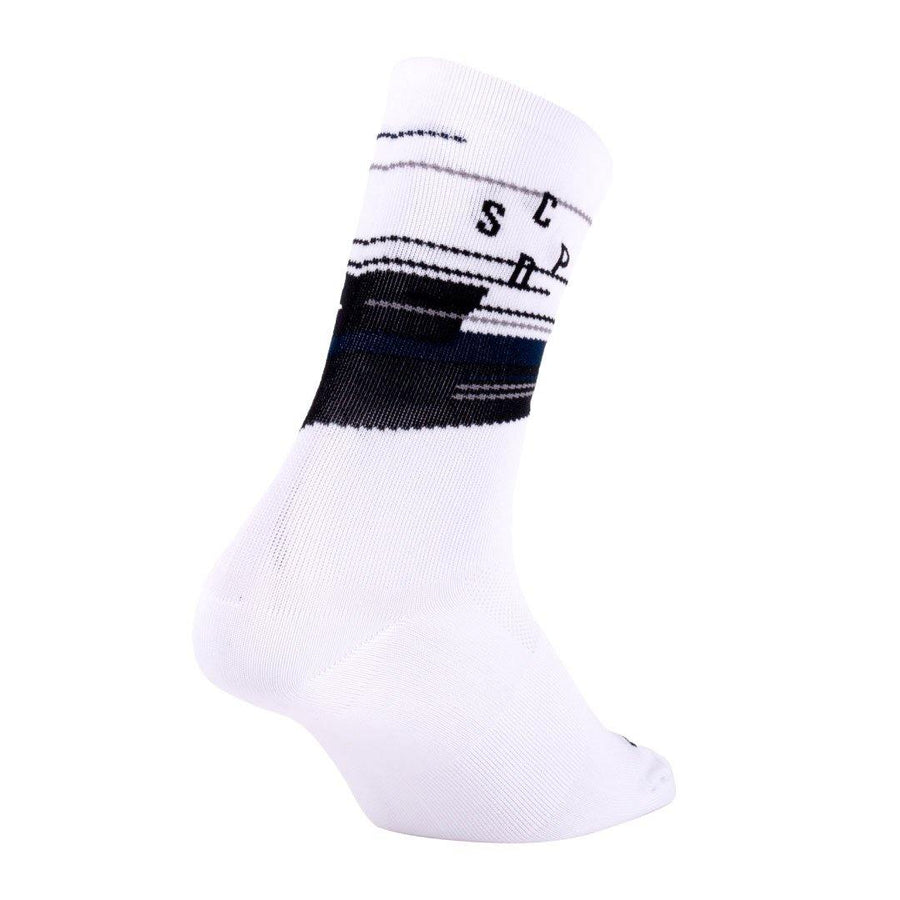 Concept Speed (CSPD) Socks - White/Black - SpinWarriors