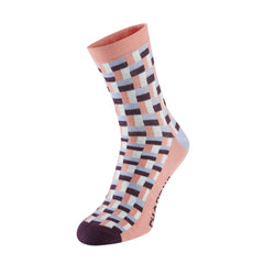 Chapeau! Midweight Tall Sock - Purple Moon Tile - SpinWarriors
