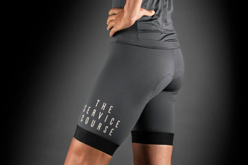 The Service Course Bibshort - Charcoal