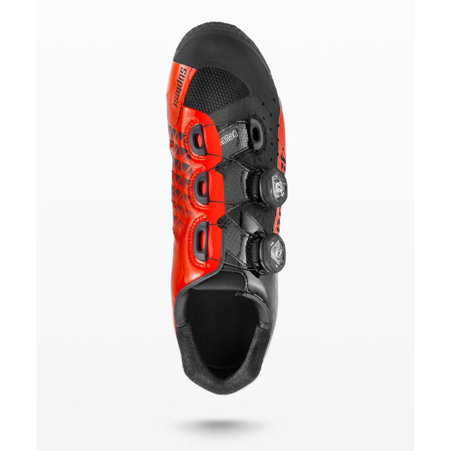 Suplest Edge/3 Pro MTB Shoes - Black/Neon Orange - SpinWarriors