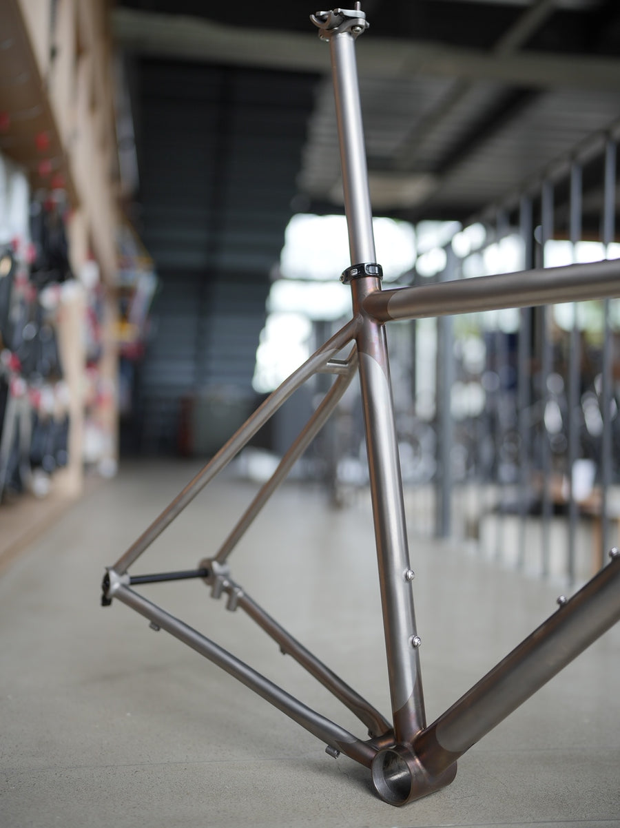 Bike Frameset Merlin Gravel Bike Merlin Sandstone Gravel Titanium