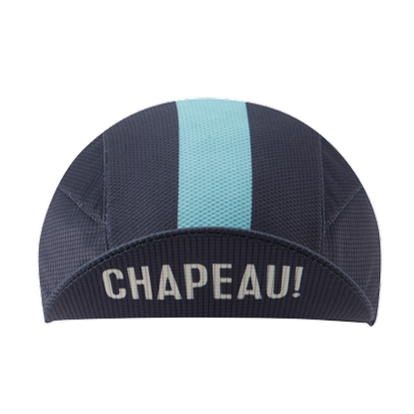 Chapeau! Lightweight Central Stripe Cap - Deep Ocean - SpinWarriors