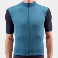 Isadore Signature Cycling Jersey - Atlantic Blue/Black - SpinWarriors