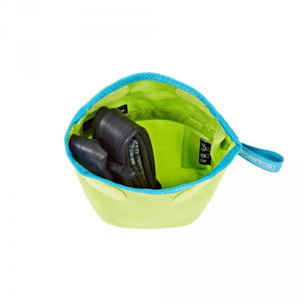 Brompton Saddle Pouch - Lime Green/Lagoon Blue