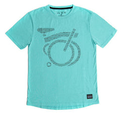 Brompton Logo Collection T-Shirt - Turkish Green - SpinWarriors
