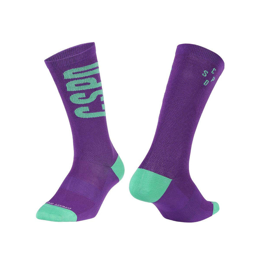 Concept Speed (CSPD) Logo Socks - Violet
