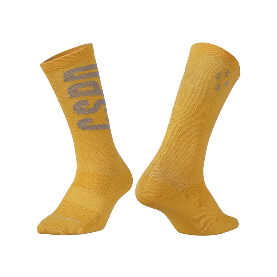 Concept Speed (CSPD) Logo Socks - Mustard