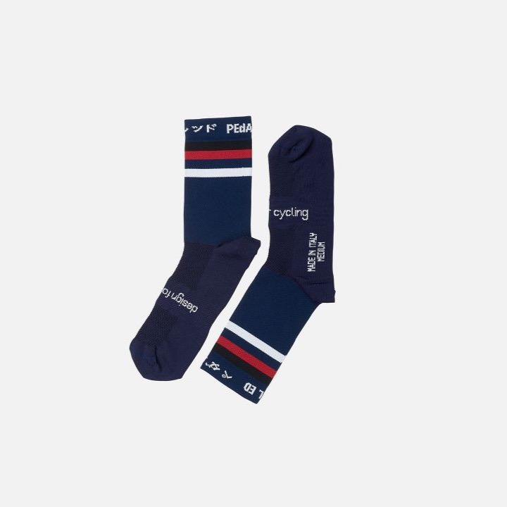PEdALED San British Socks - Blue - SpinWarriors